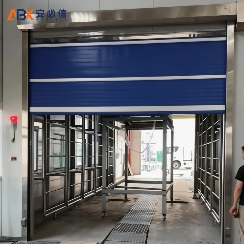 白银感应快速门