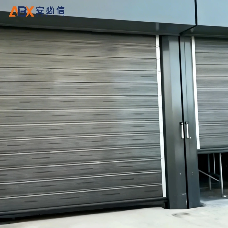 白银金属快速门